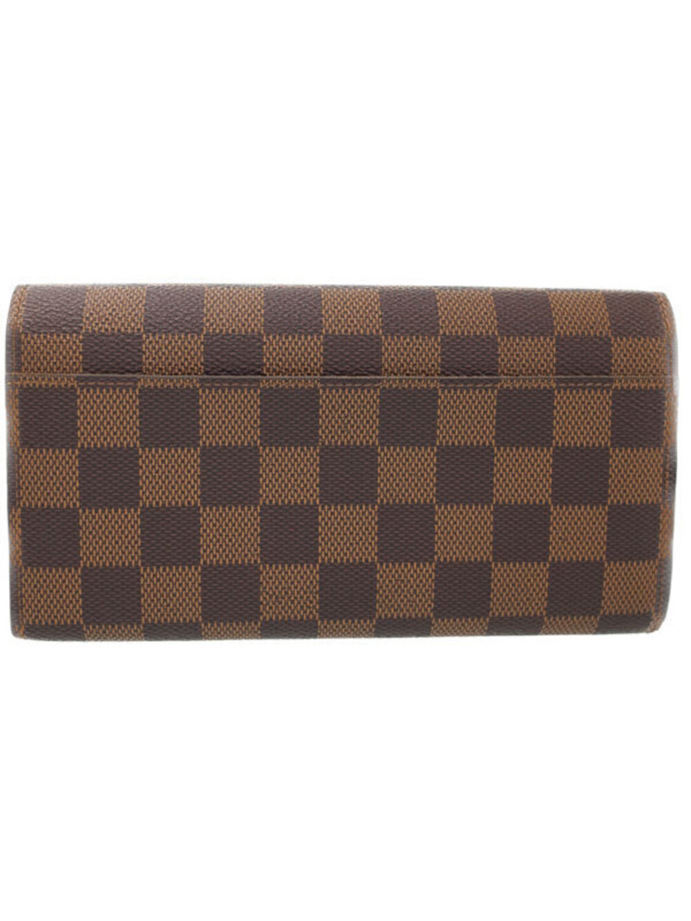 Louis Vuitton Long Portefeuille Bi Damier fold Sarah Wallet Brown